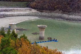 The Dry Camastra Dam Assaults 29 Municipalities In Basilicata.