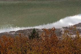 The Dry Camastra Dam Assaults 29 Municipalities In Basilicata.