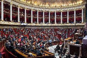 Questions to the government at the National Assembly - Paris