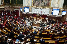 Questions to the government at the National Assembly - Paris