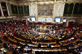 Questions to the government at the National Assembly - Paris