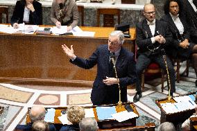 Questions to the government at the National Assembly - Paris