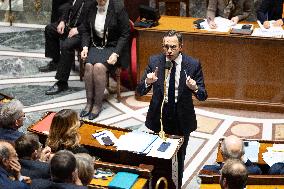 Questions to the government at the National Assembly - Paris