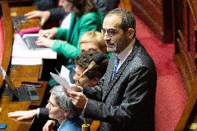 Questions to the government at the National Assembly - Paris