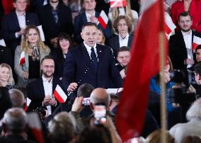 Announcement Of Karol Nawrocki As A Candidate In The Presidential Elections In Krakow