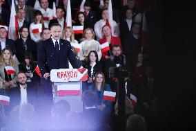 Announcement Of Karol Nawrocki As A Candidate In The Presidential Elections In Krakow