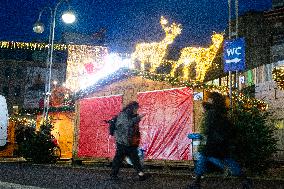 Bochum Christmas Market Close Due To Suspicious Damage Of Anti Terror Barriers Last Night