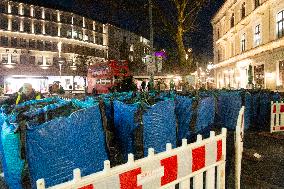 Bochum Christmas Market Close Due To Suspicious Damage Of Anti Terror Barriers Last Night