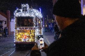 Christmas Lights Tram - Budapest