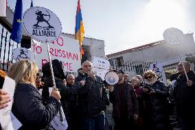 Rally In Solidarity With Georgia - Yerevan