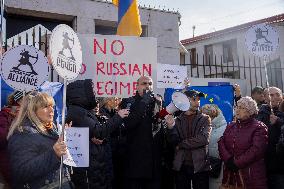 Rally In Solidarity With Georgia - Yerevan