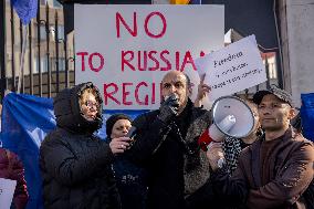 Rally In Solidarity With Georgia - Yerevan