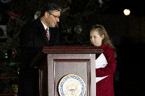 Capitol Christmas Tree Lighting Ceremony - Washington