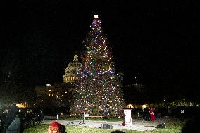 Capitol Christmas Tree Lighting Ceremony - Washington