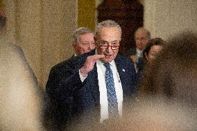 Senate Democratic Leaders Press Conference - Washington