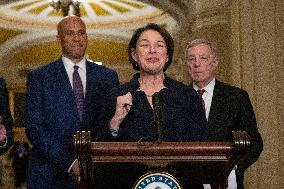 Senate Democratic Leaders Press Conference - Washington