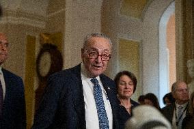 Senate Democratic Leaders Press Conference - Washington