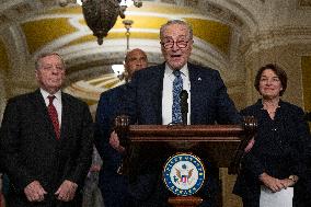 Senate Democratic Leaders Press Conference - Washington