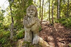 Trolls Sculpture Park In Gamleby, Sweden