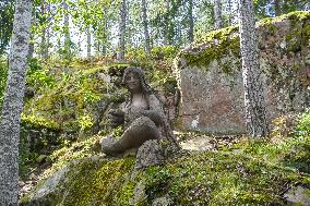 Trolls Sculpture Park In Gamleby, Sweden