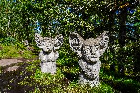 Trolls Sculpture Park In Gamleby, Sweden