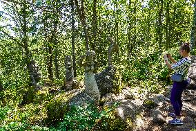 Trolls Sculpture Park In Gamleby, Sweden