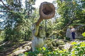 Trolls Sculpture Park In Gamleby, Sweden