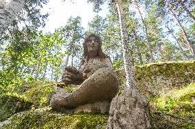 Trolls Sculpture Park In Gamleby, Sweden