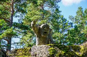 Trolls Sculpture Park In Gamleby, Sweden