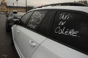 Taxi Drivers Protest - Paris