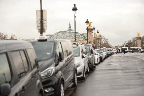 Taxi Drivers Protest - Paris