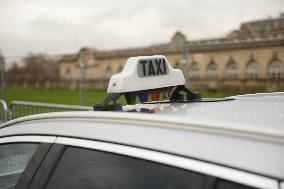 Taxi Drivers Protest - Paris