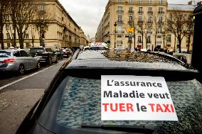 Taxi Drivers Protest - Paris