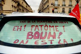 Taxi Drivers Protest - Paris