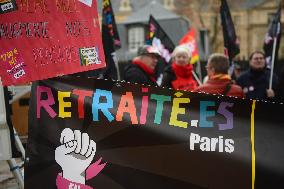 Demonstration by Pensioners - Paris