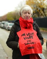 Demonstration by Pensioners - Paris