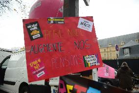 Demonstration by Pensioners - Paris