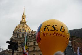 Demonstration by Pensioners - Paris