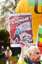 Demonstration by Pensioners - Paris