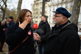 Demonstration For The Pension - Paris