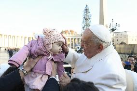 Pope Francis Wednesday Audience - Vatican