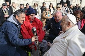 Pope Francis Wednesday Audience - Vatican