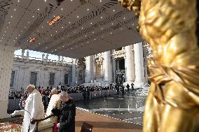 Pope Francis Wednesday Audience - Vatican