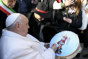 Pope Francis Wednesday Audience - Vatican