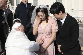 Pope Francis Wednesday Audience - Vatican