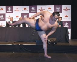 Sumo association to show off sport in London next Oct.