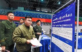 First Recruitment Fair For Retired College Soldiers