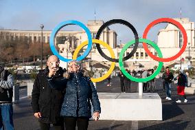 Illustration of the Olympic Rings - Paris