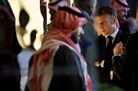 President Macron Visit To Al-Hijr Archaeological Site - Saudi Arabia