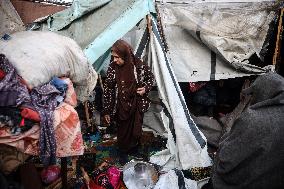 Aftermath of Israeli Airstrike in Gaza, Palestine